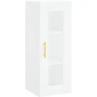 vidaXL Bovenkast 34,5x34x90 cm wit