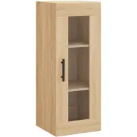 vidaXL Bovenkast 34,5x34x90 cm sonoma eikenkleurig