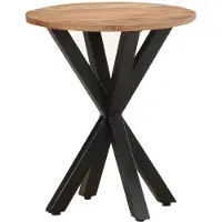 vidaXL Bijzettafel 48x48x56 cm massief acaciahout