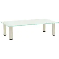 vidaXL Tv-meubel 60x35x17 cm gehard glas mat