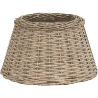 vidaXL Lampenkap Ø50x30 cm wicker bruin
