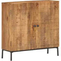 vidaXL Dressoir 75x30x75 cm massief mangohout