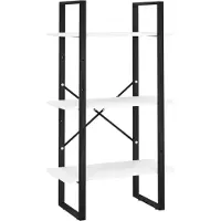 vidaXL Opbergrek 60x30x105 cm bewerkt hout wit
