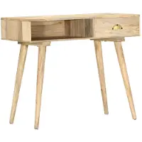 vidaXL Wandtafel 90x45x75 cm massief mangohout