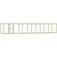 vidaXL Kippenhok 1,5x9x1,5 m geïmpregneerd grenenhout