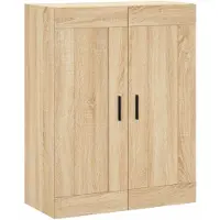 vidaXL Wandkast 69,5x34x90 cm bewerkt hout sonoma eikenkleurig