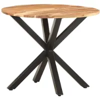 vidaXL Bijzettafel 68x68x56 cm massief acaciahout