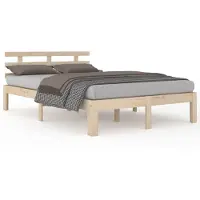 vidaXL Massief houten bed zonder matras, 200x200 cm