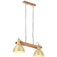 vidaXL Hanglamp industrieel 25 W E27 109 cm messingkleurig