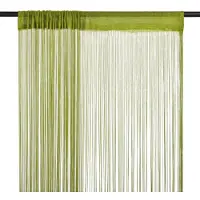 vidaXL Draadgordijnen 140x250 cm groen 2 st