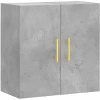 vidaXL Wandkast 60x31x60 cm bewerkt hout betongrijs