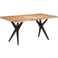 vidaXL Eettafel 160x80x76 cm massief acaciahout