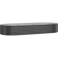 vidaXL Plantenbak 249x100x36 cm gegalvaniseerd staal antracietkleurig