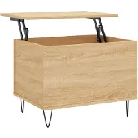 vidaXL Salontafel 60x44,5x45 cm bewerkt hout sonoma eikenkleurig