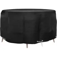 vidaXL Tuinmeubelhoes met 10 oogjes rond Ø 230x90 cm