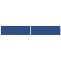 vidaXL Windscherm uittrekbaar 200x1200 cm blauw