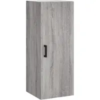 vidaXL Bovenkast 34,5x34x90 cm grijs sonoma eikenkleurig