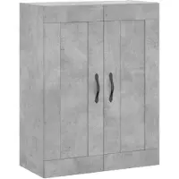 vidaXL Wandkast 69,5x34x90 cm bewerkt hout betongrijs