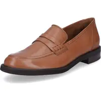 Paul green Mocassins 'Slipper Damen 1051-034 Echtleder in braun' bruin
