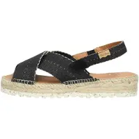 Toni pons Espadrilles Dames Elvira Zwart Canvas | Maat 40