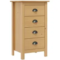 vidaXL Dressoir Hill 46x35x80 cm massief grenenhout
