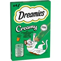 Dreamies Creamy Snacks - Voordeelverpakking catnip (44 x 10 g)