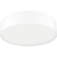 Eglo Slimme plafondlamp Romao-Z, dimbaar, wit / opaal, Woon-/ Eetkamer, Textiel / Stof / Zijde, Slimme plafondlamp