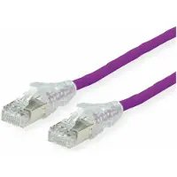Secomp 21.05.0526 RJ45 Netwerkkabel, patchkabel CAT 6A S/FTP 2.00 m Violet Afgeschermd (dubbel), Halogeenvrij, Vlambestendig 1 stuk(s)