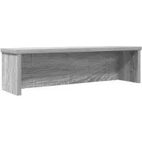 vidaXL Keukenrek stapelbaar 50x15x16cm bewerkt hout grijs sonoma eiken