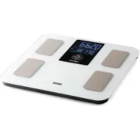 Domo DO9305W Digitale Personenweegschaal “My Balance” - Slimme Weegschaal met Lichaamsanalyse - 16 Lichaamsparameters - Bluetooth - Gratis App - Max 180kg