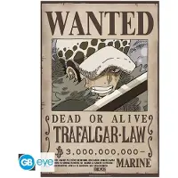 Abystyle Poster One Piece Wanted Law Wano 38x52cm