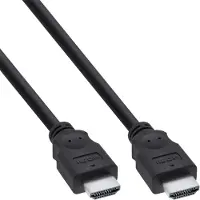 InLine HDMI-kabel, HDMI High Speed, stekker/stekker, zwart, 7,5m