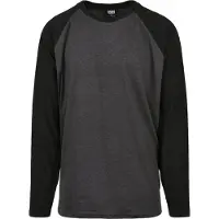 Urban Classics Shirt donkergrijs / zwart