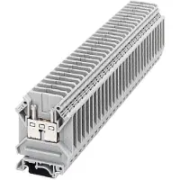 Phoenix Contact 0704076 Doorgangsserieklem 10.2 mm Schroeven Grijs 50 stuk(s) Piece