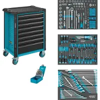 Hazet 179N-8/228 Werkplaatswagen Zwart, Blauw