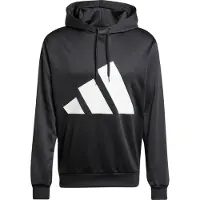 Adidas Trainingspak 'BIG LOGO HOODED' zwart / wit