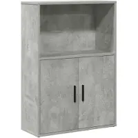 vidaXL Boekenkast 60x24x85 cm bewerkt hout betongrijs