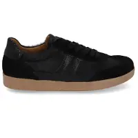 Gabor Sneakers laag 'Schnürschuh Damen 6011.01.010 Echtleder in schwarz' zwart