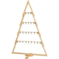 Howa Decoratieve Houten Kerstboom Groot XXL – Moderne & Decoratieve Kerstdecoratie met Stokken en Haken – Sierboom Hoogte 134 cm 8806