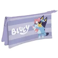 Manenti Bluey Puppy etui met 3 vakken, 22 cm