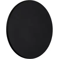 Globo Strakke wandlamp Lamont zwart