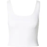 Urban Classics - Cropped Polyamide Mouwloze top - S - Wit