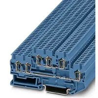 Phoenix Contact 3038529 Doorgangsserieklem 5.2 mm Spanveer Blauw 50 stuk(s)