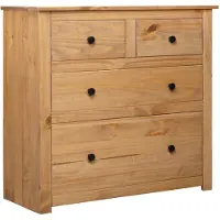 vidaXL Dressoir Panama Range 80x40x83 cm grenenhout