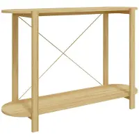 vidaXL Wandtafel 110x38x75 cm bewerkt hout