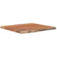 vidaXL Tafelblad rechthoekig natuurlijke rand 40x40x2,5 cm acaciahout