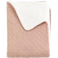 BAMBOOM Honey Ledikantdeken Nude Pink 100 x 140 cm