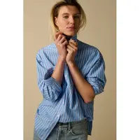 Sissy-Boy Blauwe gestreepte blouse | Maat: M