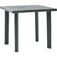 vidaXL Tuintafel 80x75x72 cm kunststof groen
