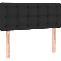 vidaXL Hoofdbord 100x5x78/88 cm kunstleer zwart